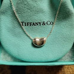 Tiffany Elsa Peretti Silver Bean Thumbnail
