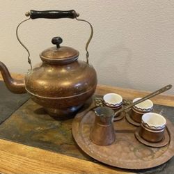 Copper Tea Set