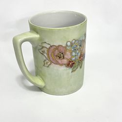 Vintage Hand Painted Artist Signed Coffee or Tea Mugs