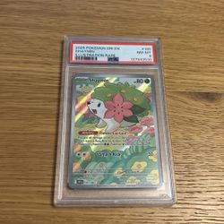 Pokemon DRI EN Shaymin Illustration Rare Destined Rivals IR 185/182 PSA 8 Mint