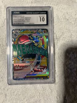 CGC 10 Mega Lucario ex 228/193 Japanese Holo Pokémon Card