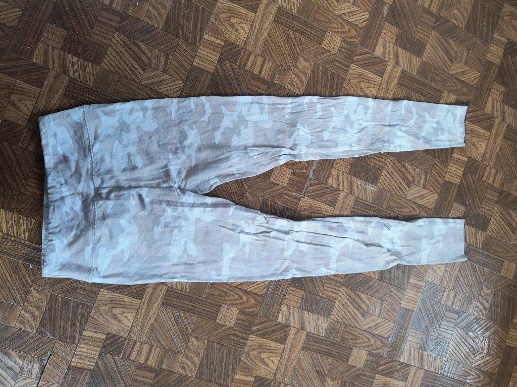 Beige Camo Leggings