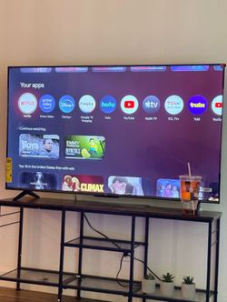 58 inch tcl google smart tv with Stand included