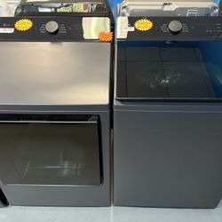Large🔥LG 5.5 cu.ft Top Load Washer and Electric Dryer Set✨