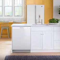 24 in. Built-In Tall Tub Front Control Stainless Steel Dishwasher with Power Cord, Dry Boost, 59 dBA