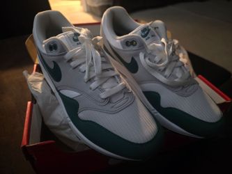 Nike Air Max 1 White Teal Sneakers
