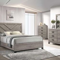 Brand  New Queen Size Bedroom Set$799.financing  Available No Credit Needed 
