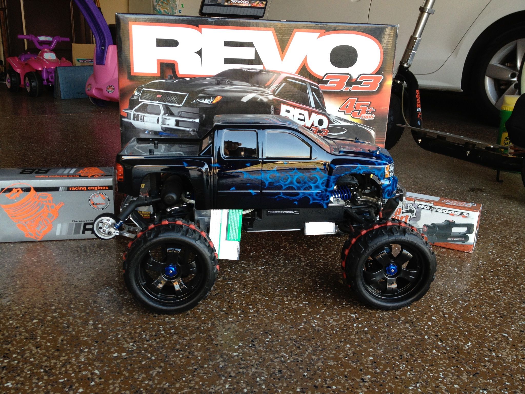 Traxxas Revo Custom With RB TM 523 Motor