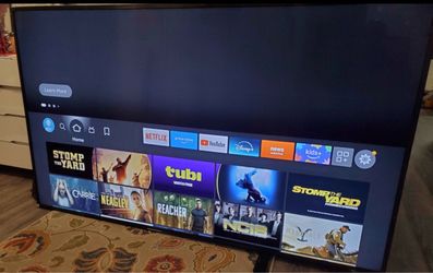 Samsung TV wifi with fire 75 inch TV stick 2 remote controls firm price