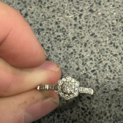 Platinum Engagement Ring .55 Ct 