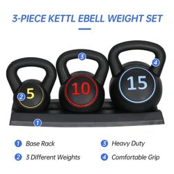 Kettlebell Set/ Juego De Pesas