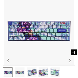 YGO Yu-Gi-Oh! x HG Basecamp 65 Keyboard - Dark Magician