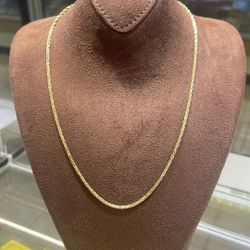 Gold Chain 24 Inch 14 Karat , #6734