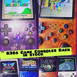 ** Consolas Nuevas con Mas de 15,000 Juegos R36s **