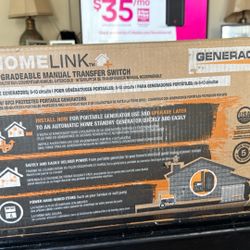 Homelink Generac 30 Amp Transfer Switch