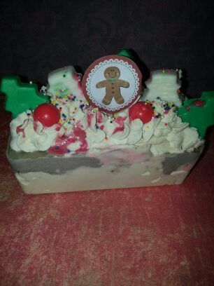 Winter Wonderland mini soap loaf