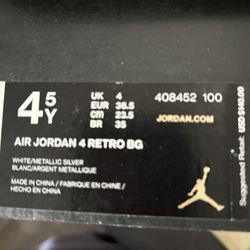 Air Jordan 4 Retro BG 