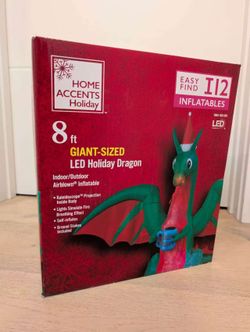 Giant Size Holiday Led Dragon