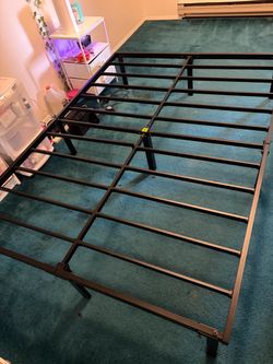 Slatted bed frame for full size bed
