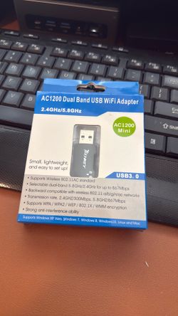 Usb WIFI adapter (dual band)