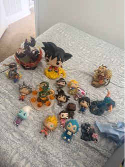 Dragon ball and other anime figures