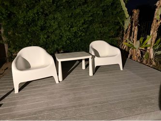 Skarpo outdoor arm chair set