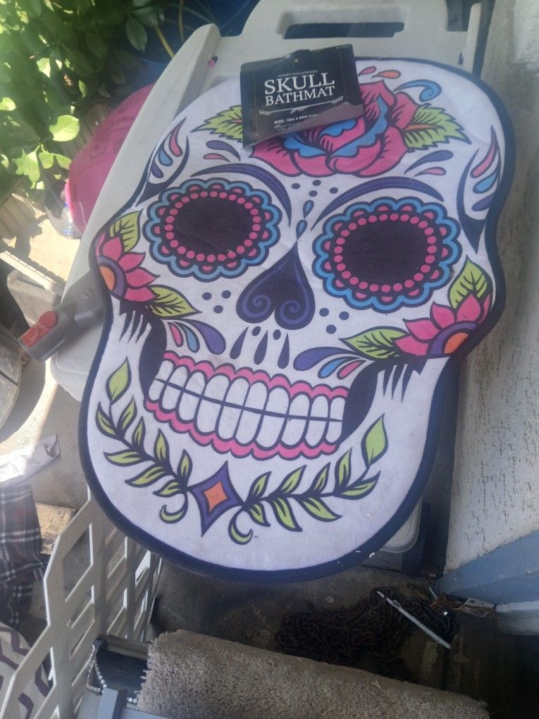 Skull Bath Matt