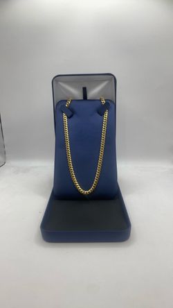 14K Gold Cuban Link Chain Necklace