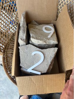 Table numbers for event