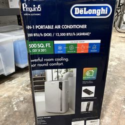 DeLonghi Pinguino EL375HGRKC 4-in-1 Portable Air Conditioner Heater Fan Dehumidifier