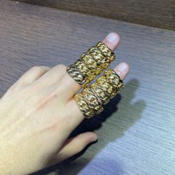 10kt Solid Cubanlink Rings 