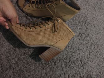 Cute ALDO open lace booties worn a couple of times