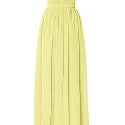 Size 14 Yellow Chiffon Dress Unworn!