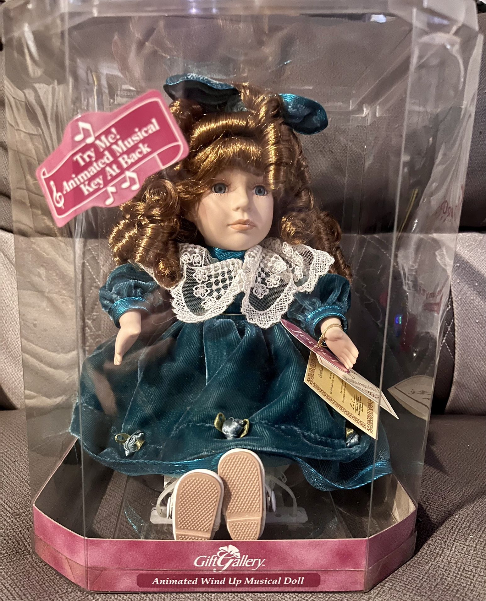 Gift Gallery “Jewel” Musical Wind-Up Porcelain Doll – Kmart Exclusive – Never Opened