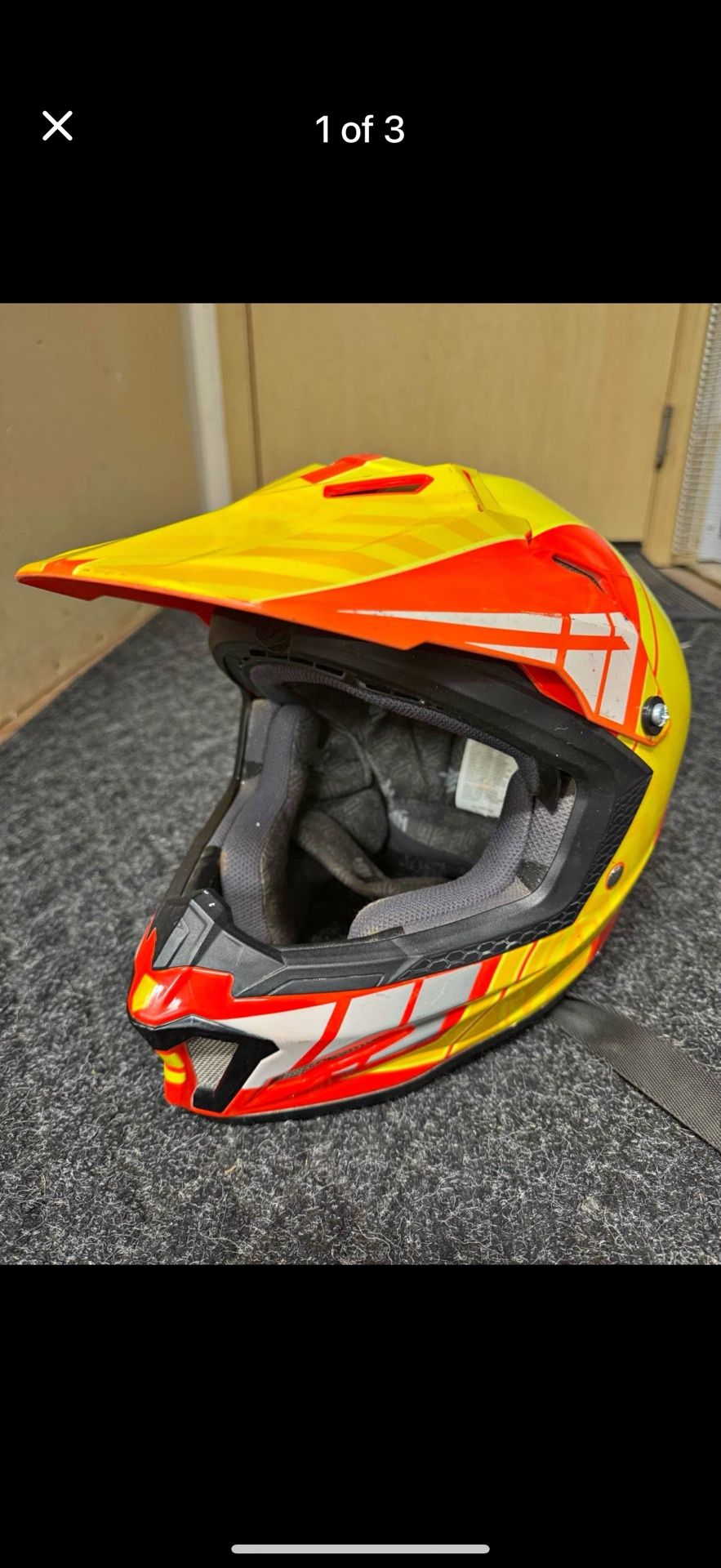 HJC Dirt Bike Helmet CL-XY II Size M