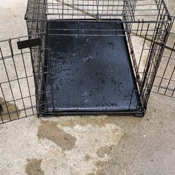 Medium Folding Two Door Dog Crate