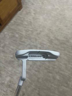 Left handed odyssey putter white hot og with headcover
