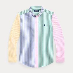 Polo Ralph Lauren Striped Cotton Poplin Fun Shirt Kids XL 18-20
