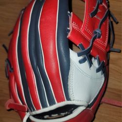 Brand New Z Glove I Pocket Infielders Baseball Glove Navy Red White Size 12" 