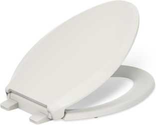 KOHLER 4636-RL-47 Cachet ReadyLatch Elongated Toilet Seat, Slow Close, Soft Close, Quiet Lid
