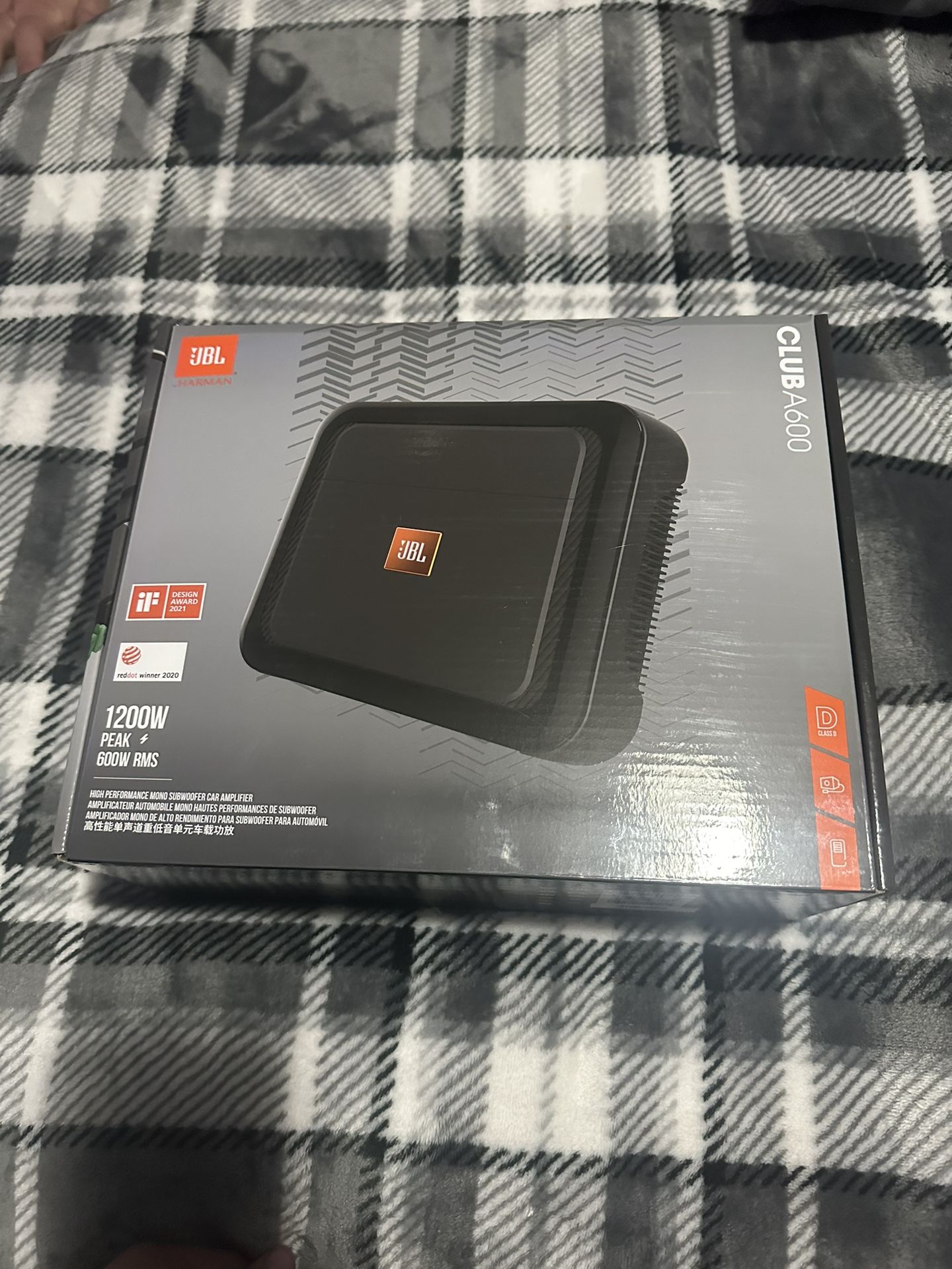 600 Watt RMS JBL Amplifier New In Box