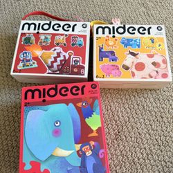 Mideer Kids Toddler Puzzle 3 Box