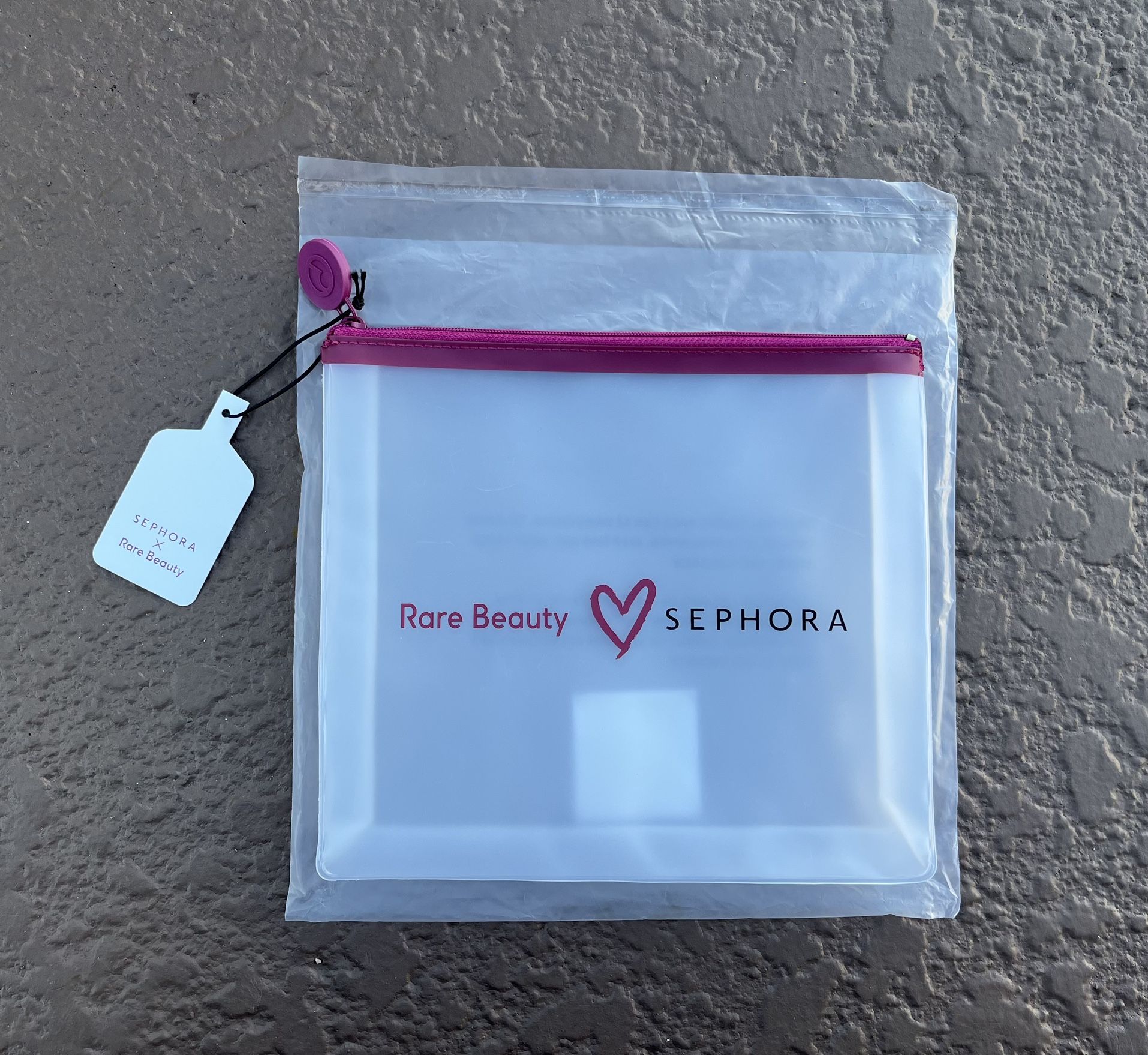 Brand new Sephora X Rare Beauty Travel Pouch makeup bag