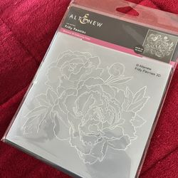 Altenew - Embossing Folder - 3D - Frilly Peonies | 6”x6”