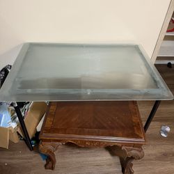 Glass Top Table