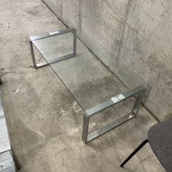 Glass Coffee Table And Console