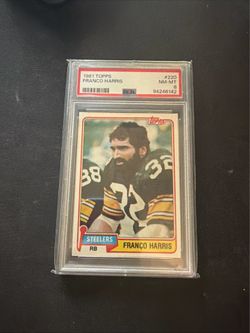 1981 Franco Harris #220 Topps PSA 8 Pittsburgh Steelers