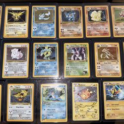 Vintage Pokemon cards
