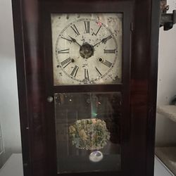 Antique Wall Clock Circa 1850