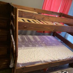 Solid Oak Bunk Bed